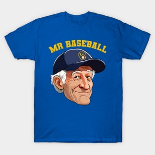 Mr Baseball Bob Uecker Baseball Fan Tribute T-Shirt